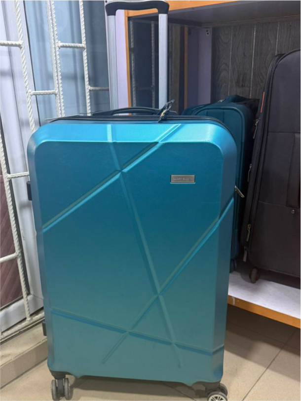 Teal green Large size luggage